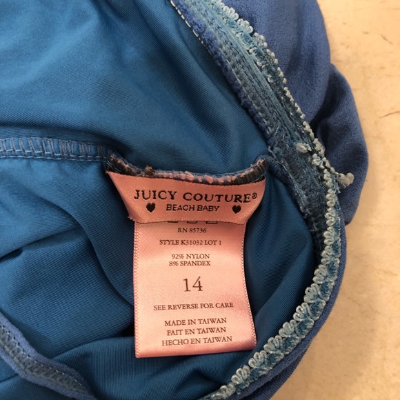 Juicy Couture Blue bathing suit